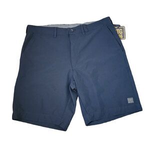 VTG 1946 Performance Golf Shorts Pockets Mens Size 38 Navy Blue NEW